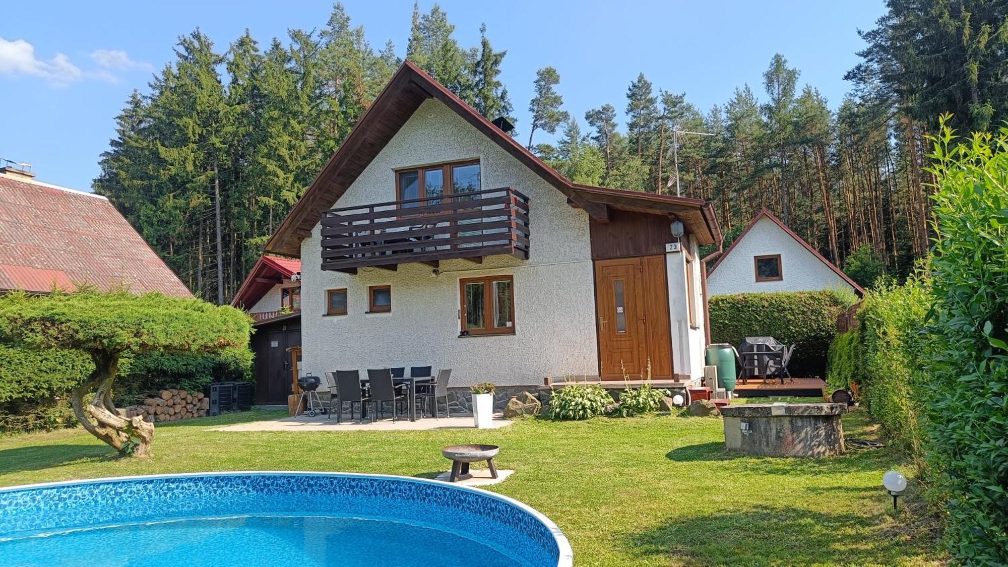 Chata Marecek - V Lesni Osade U Reky Luznice Skalice Exterior foto